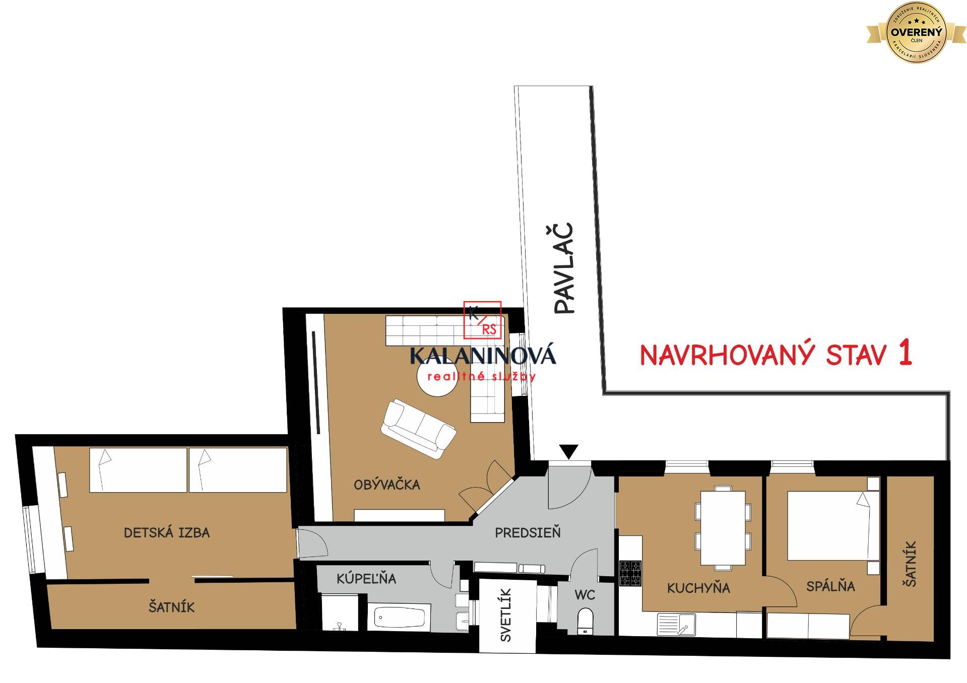 Sale Three bedroom apartment, Three bedroom apartment, Štefánikova, Ko