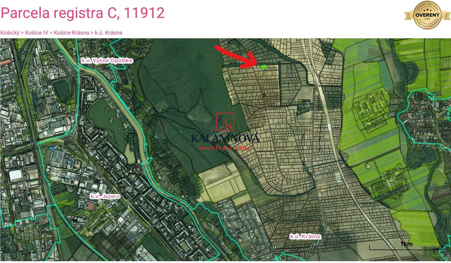 Sale Agrarian and forest land, Agrarian and forest land, Košice-Krásna
