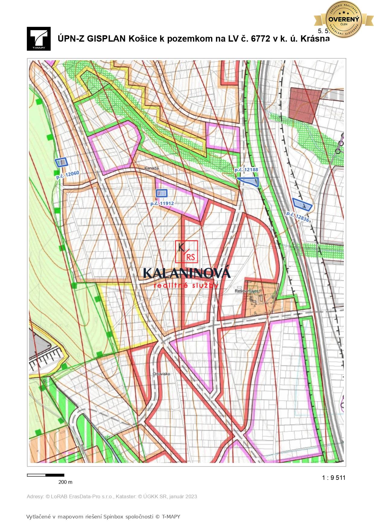 Sale Agrarian and forest land, Agrarian and forest land, Košice-Krásna