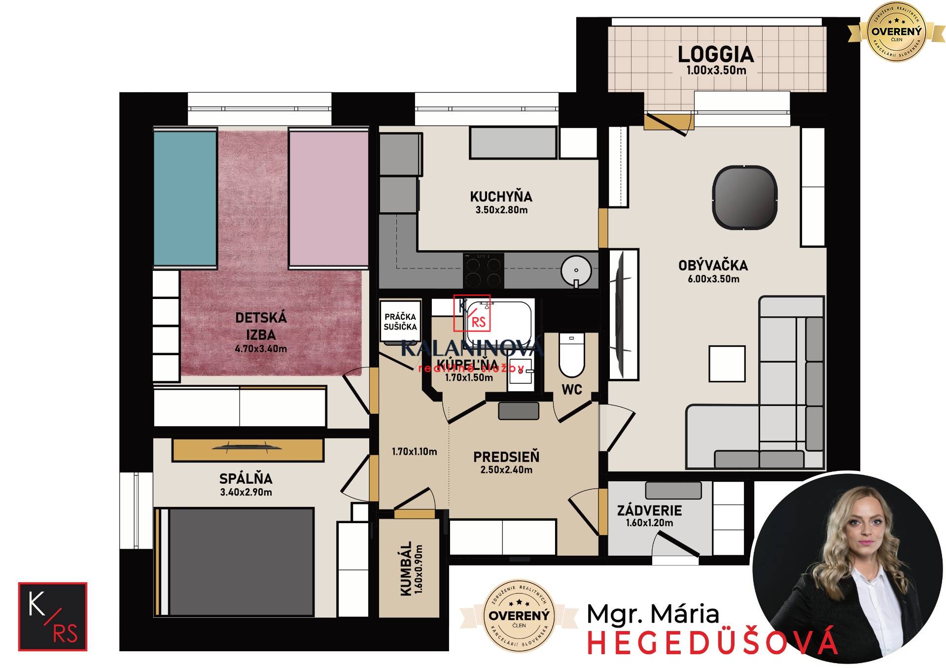 Sale Two bedroom apartment, Two bedroom apartment, Bukovecká, Košice -