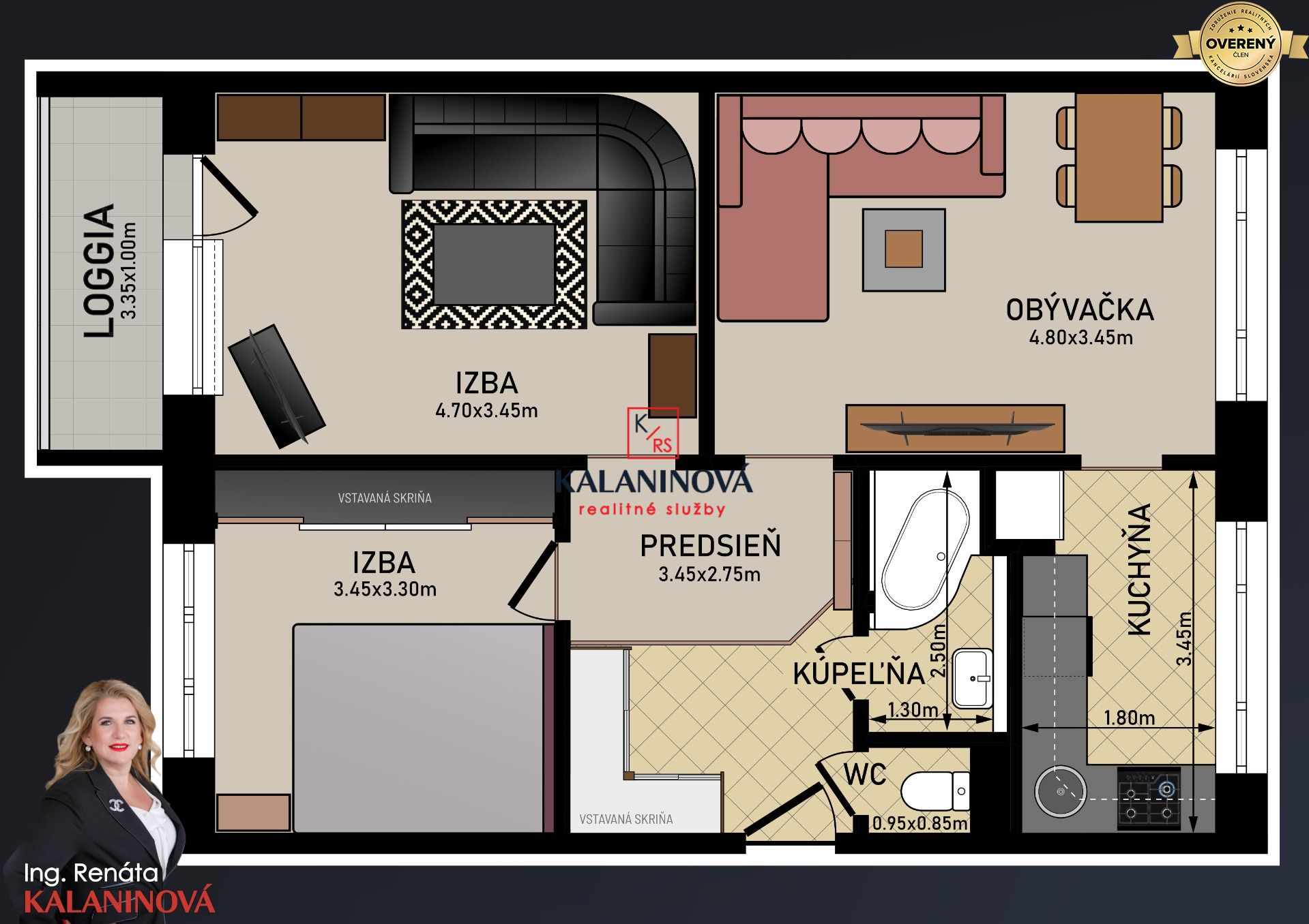 Sale Two bedroom apartment, Two bedroom apartment, Nešporova, Košice -