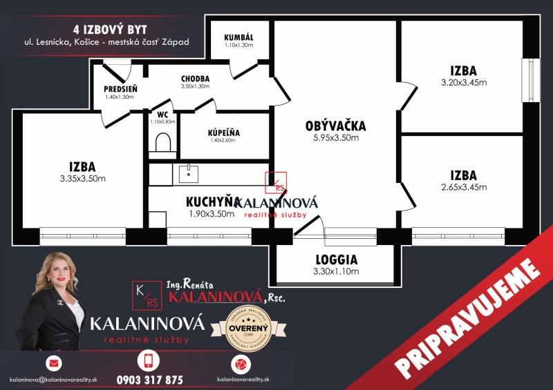 Sale Three bedroom apartment, Three bedroom apartment, Lesnícka, Košic